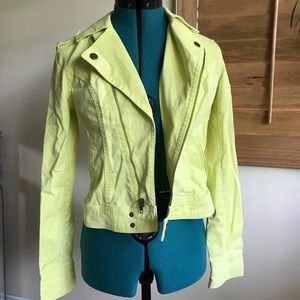 Neon Yellow Fashion Chic Jacket